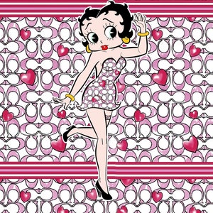 Betty Boop Pink Dress 20 oz Stainless Steel Tumbler