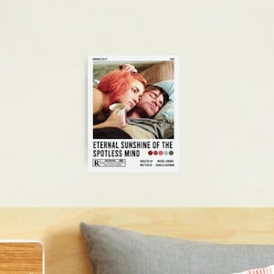 Eternal Sunshine of the Spotless Mind Aesthetic Movie Poster I Kate Winslet I Jim Carrey I Indie Movie I Minimalist