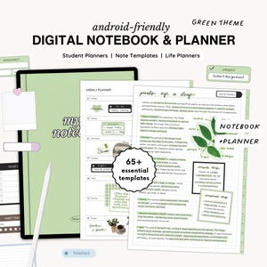 Samsung Notes Digital Notebook / Samsung Note Planner / Student Android Digital Planner / Samsung Note Template / Note di chimica organica