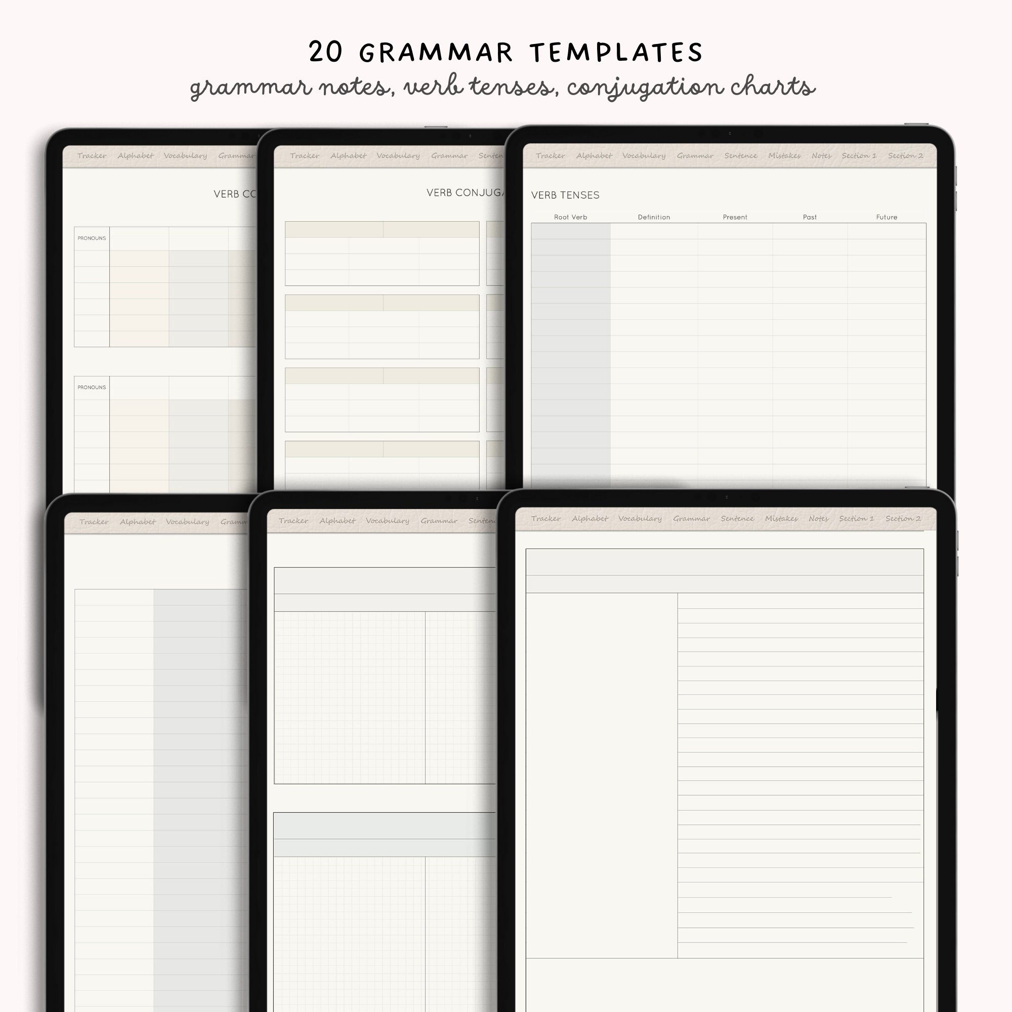 Language Learning Digital Planner Hyperlinked Language Study - Etsy UK