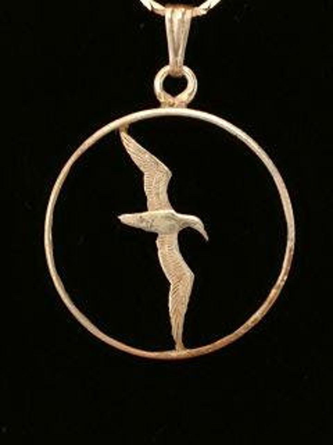 Sterling Silver Coin Pendant Etsy