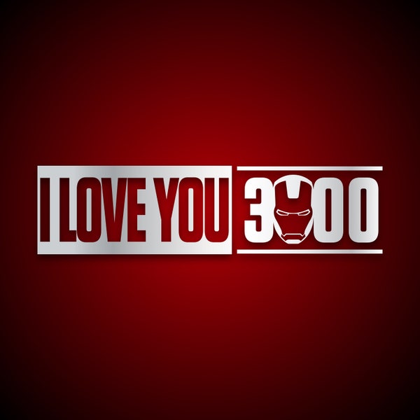 Love You 3000 - Etsy