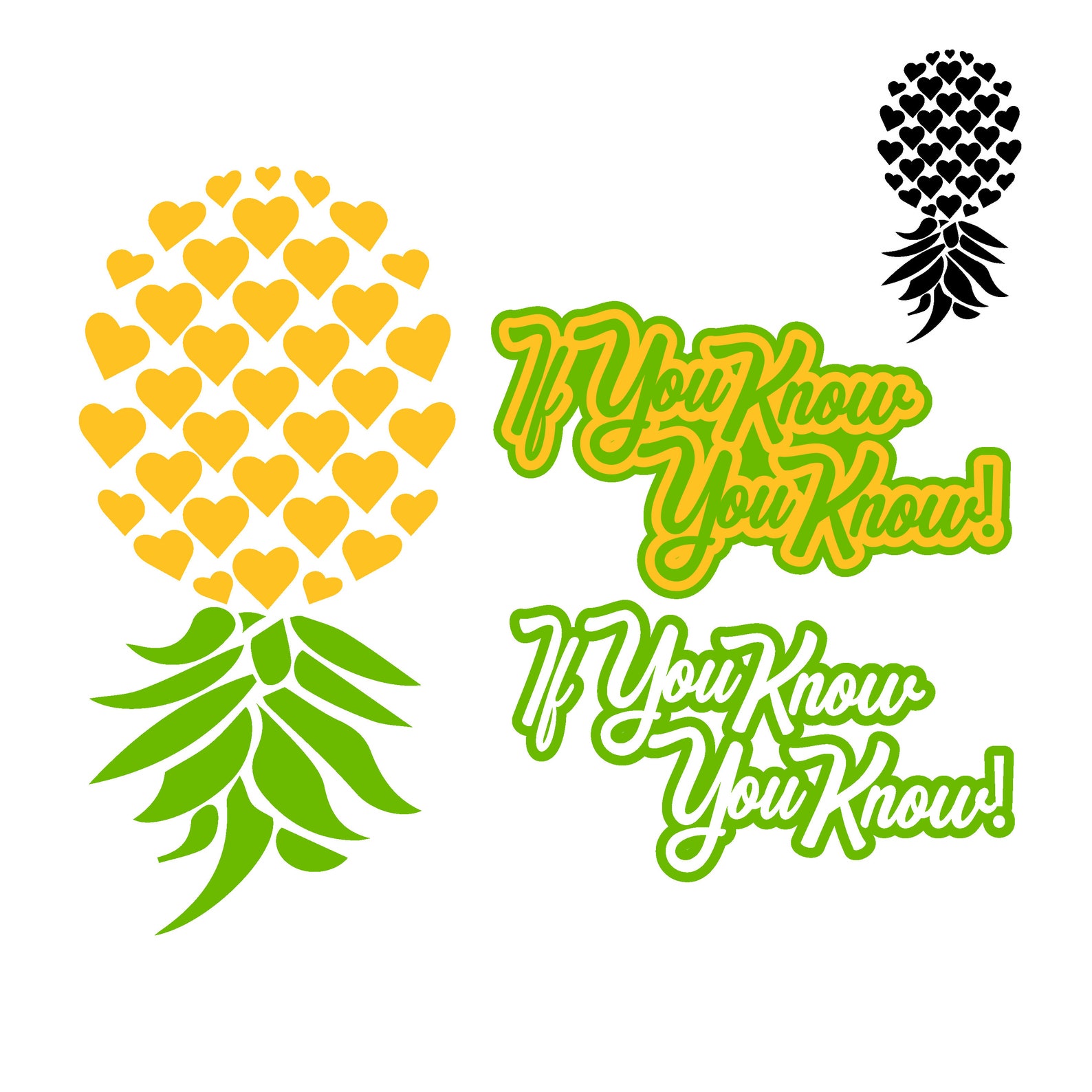 Swingers IYKYK Lifestyle SVG Pineapple SVG Etsy Hong Kong