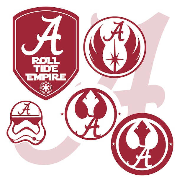 Bama Star Wars SVG - Alabama - Roll Tide