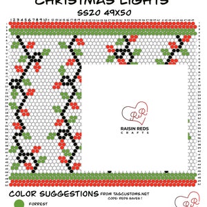 Christmas lights SS20/5mm template