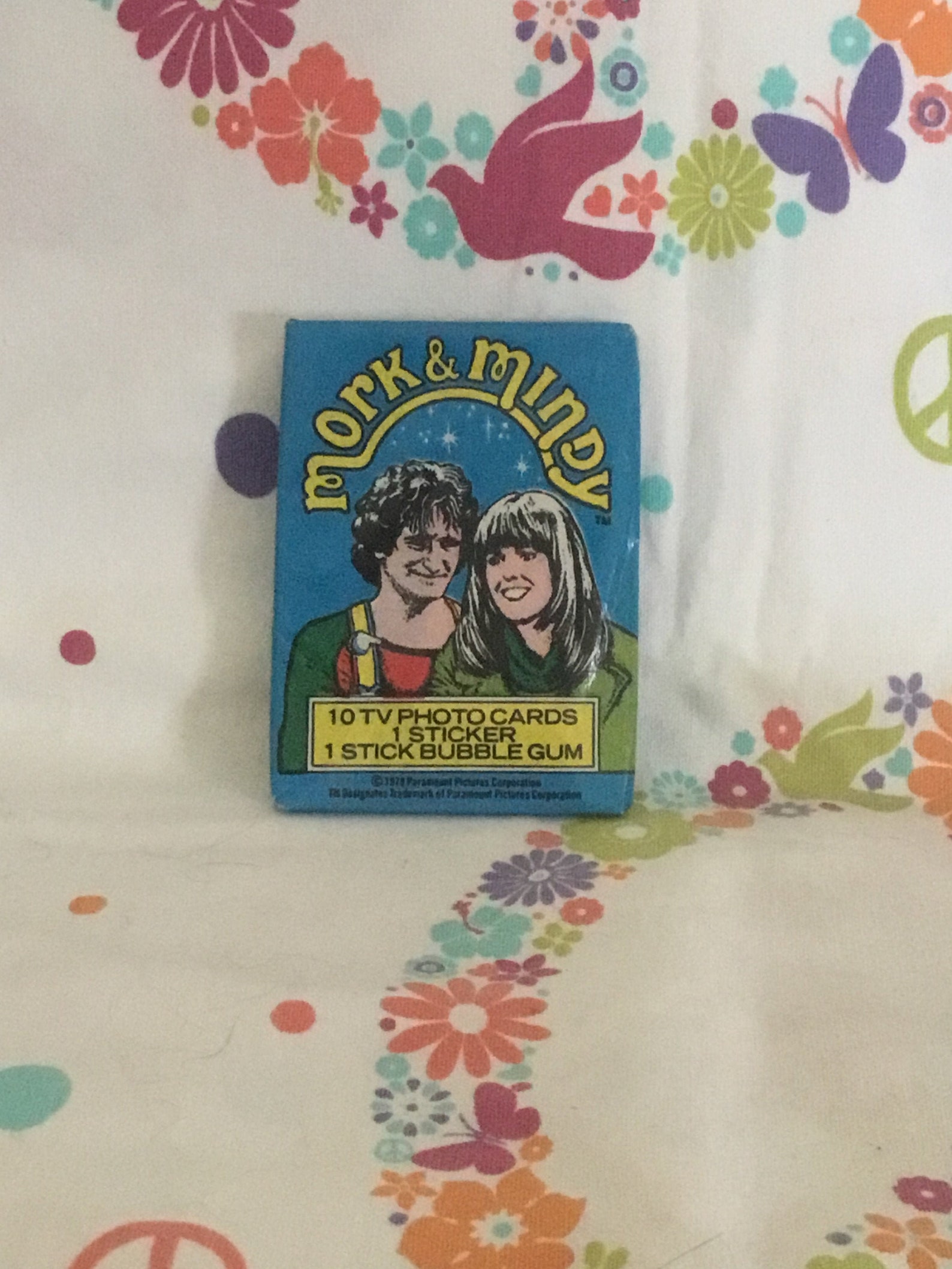 Mork Mindy 1979 Television Series Sealed Trading Cards Pack Etsy