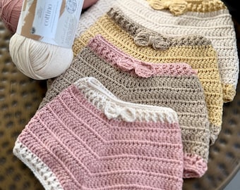Bambini baby Crochet Short - Pattern -  (PDF digital download ONLY)