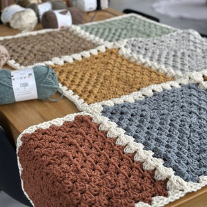 9 Square Granny Throw Crochet Pattern PDF digital download image 6
