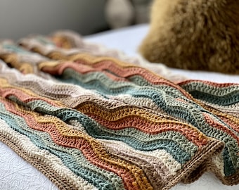 Ripple Rainbow Blanket (PDF Digital Pattern only)
