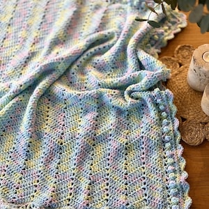 Fruit Tingle Baby Blanket Pattern -  (PDF digital download ONLY)