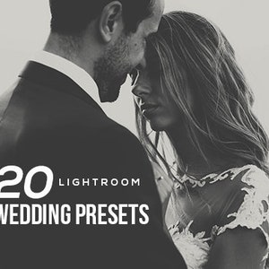 20 Premium Wedding Lightroom Presets perfect for creative photographers and graphic designers. comprehensive suite of Lightroom Presets