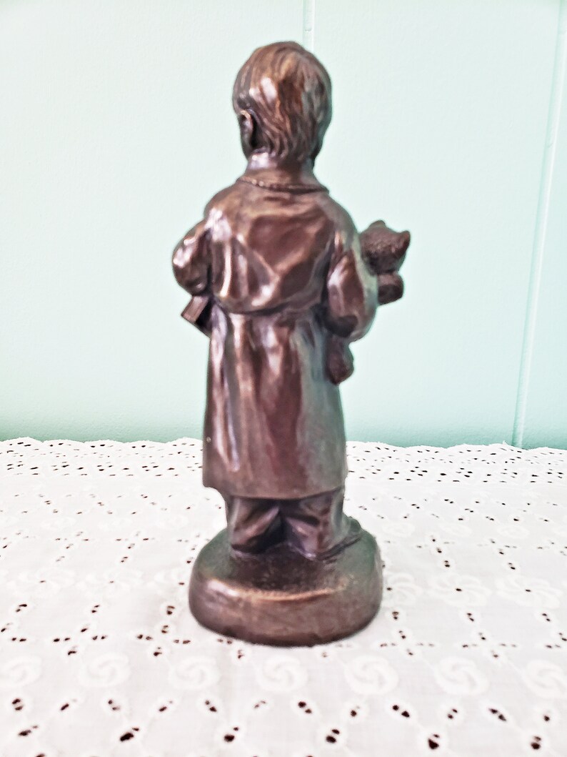 Coldcast Bronze HEREDITIES Figurine Menton Manor Range Boy Etsy