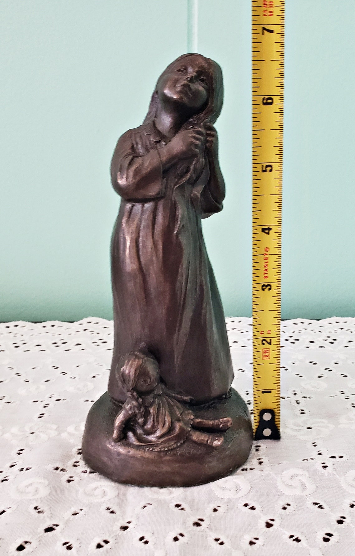 Coldcast Bronze HEREDITIES Figurine Menton Manor Range GIRL Etsy