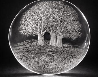 Studio Nova Sun Valley Dessert Plates – Set of 4, West Germany Glass Mikasa