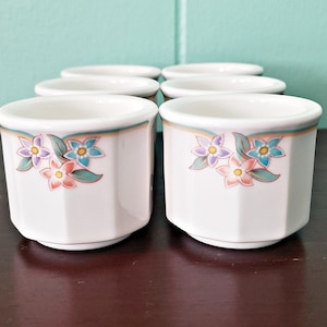 Vintage Villeroy & Boch Como Sake Cups: Collectible Luxembourg Porcelain