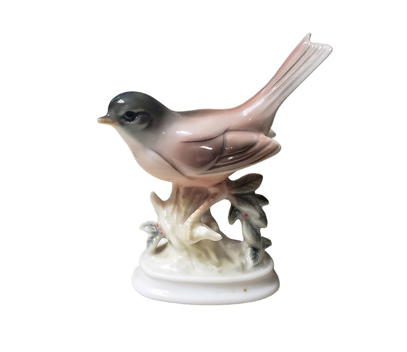 Vintage Porcelain BIRD FIGURINE by NORLEANS Japan Fine Etsy