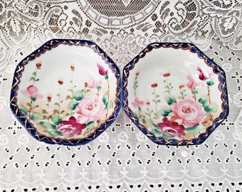 Andrea by Sadek Chinoiserie Miniature White and Blue