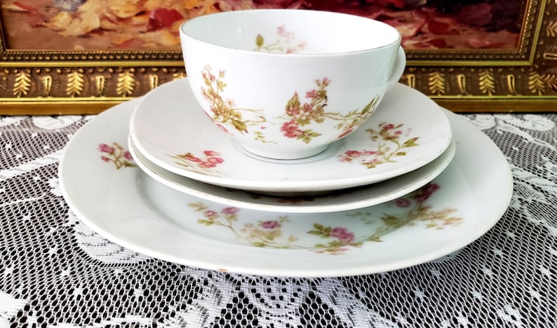 Antique Karlsbad Austria Tea Set – Victorian Era Bone China – 4 Piece ...
