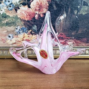Murano Glass Basket - Etsy