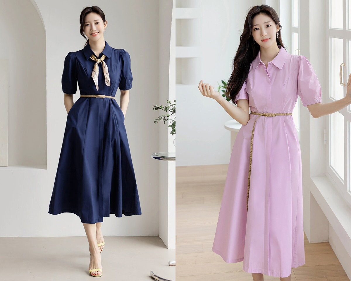 Elegant Plus Size Formal Dress Korean Fashion Wedding Guest Dress CLD0104 -   Canada