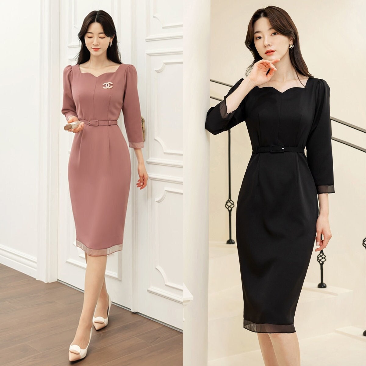 korean fashion cocktail dresses