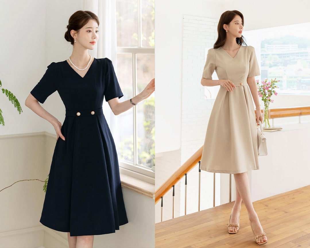 korean style party dress