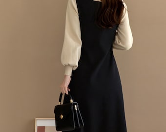 Korean hot sale jumper dress