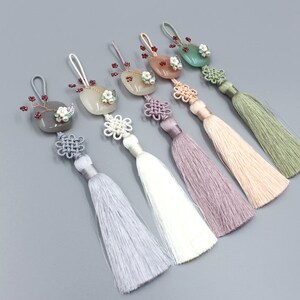 Korean Branches Tassel Norigae | Hanbok Accessory | Bojagi Decoration (JS90030)