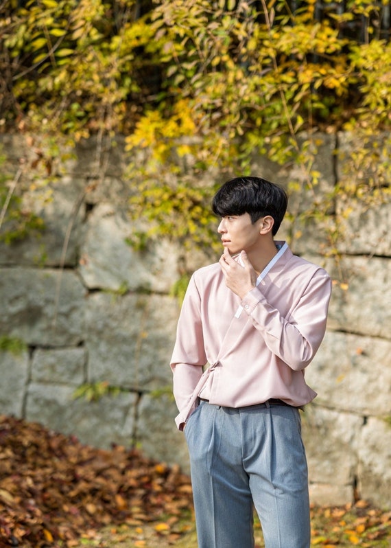 Handmade Modern Hanbok Shirt for Men 