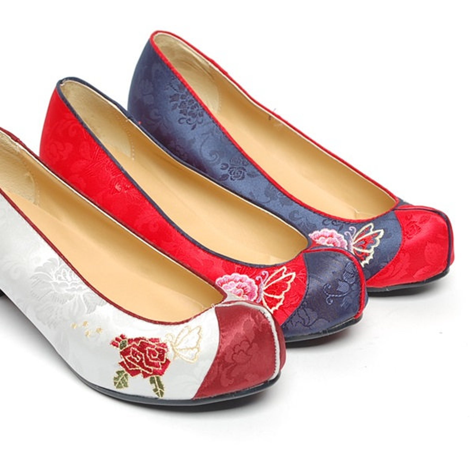 Women Bride Hanbok Shoes for Korea Traditional Wedding Etsy