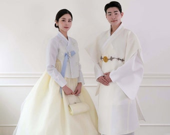 CUSTOM-MADE Korean Traditional Couple Hanbok | Korean High Quality Handmade Wedding Hanbok (MHC0015)