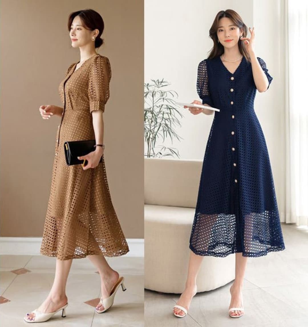 Korean dress casual cheap