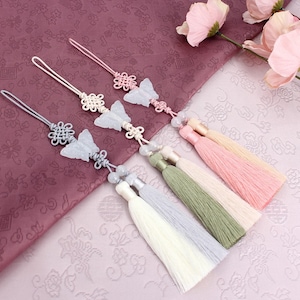 Butterfly Tassel Korean Norigae | Hanbok Accessory | Bojagi Decoration (JS90014)