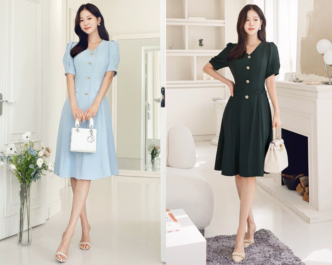 korean style party dress
