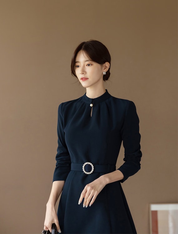 Korean fashion party clearance dress