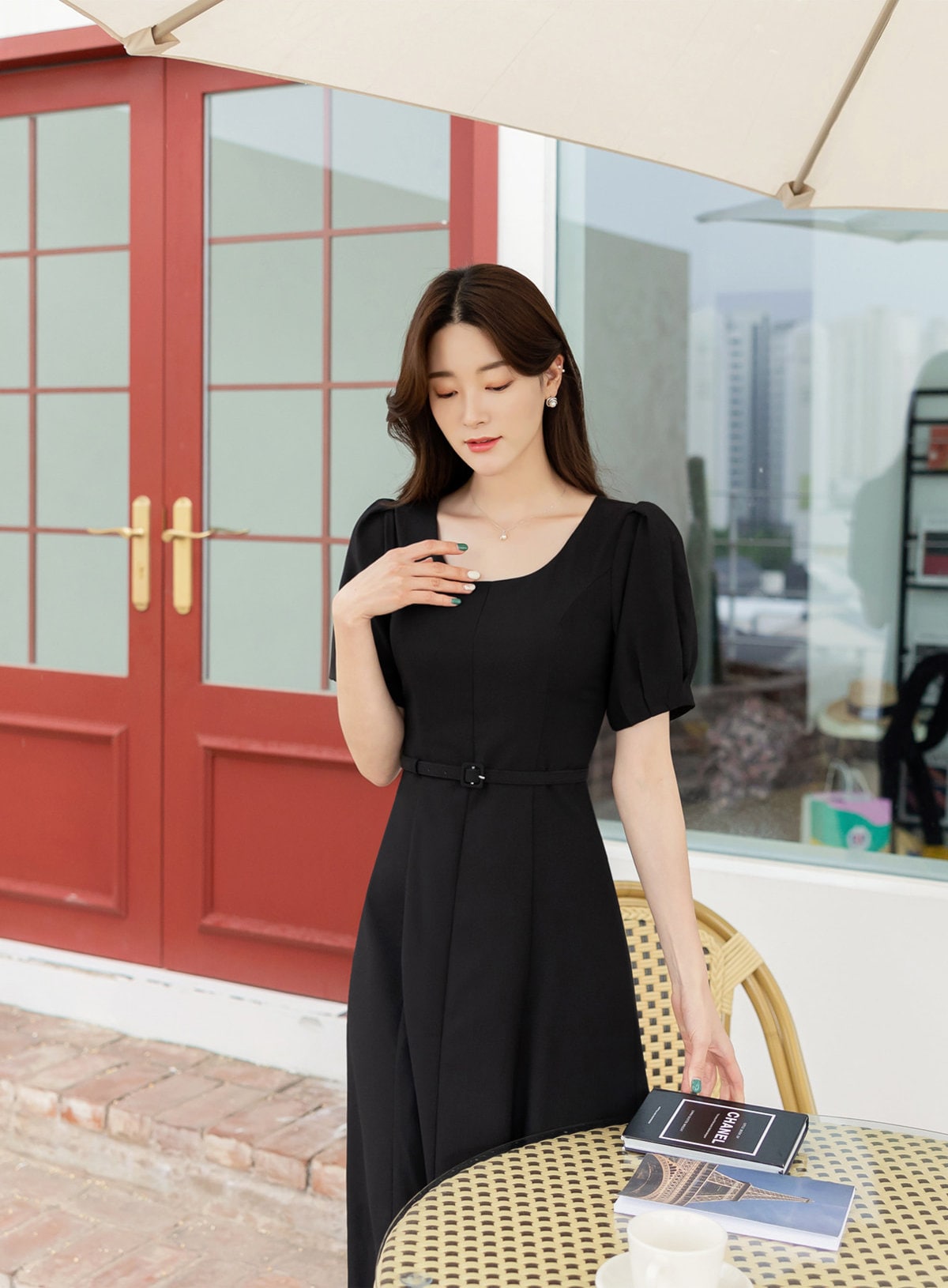 Black Lace Dress Korean Fashion Bodycon Formal Evening Long Sleeve  Turtleneck | Shopee Singapore