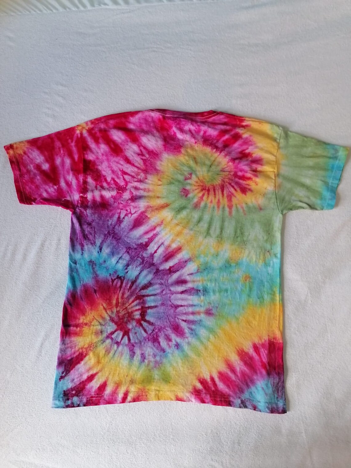 Double Spiral Tie Dye T shirt medium | Etsy