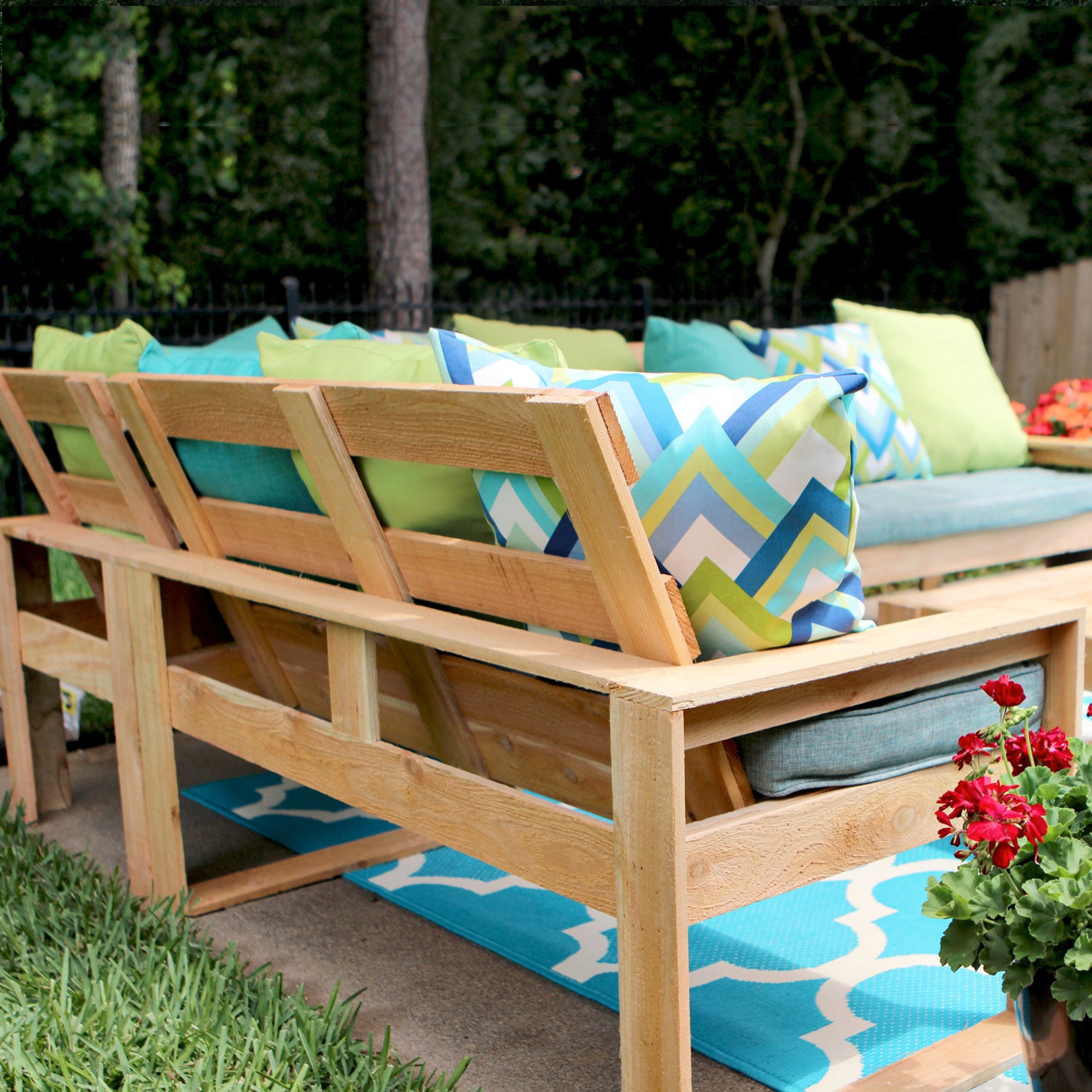 PLANS Outdoor Sectional Woodworking Plans, Plans to Build Your Own