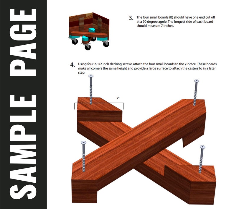 PLANS Christmas Tree Box Farmhouse Style Stand Woodworking Plans PDF Etsy