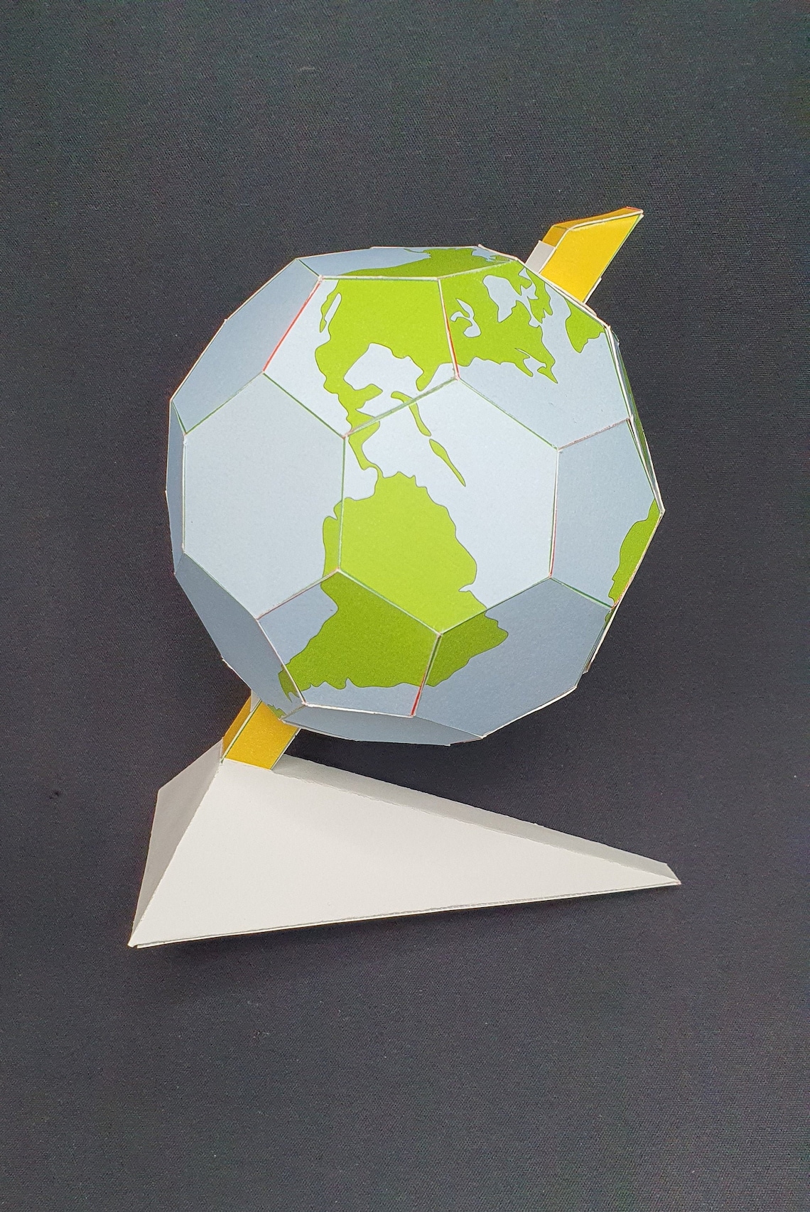 Paper globe gift globe toy make globe Papercraft DIY Etsy