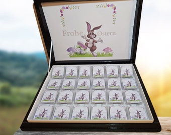 Schokobox personalisiert,Schokoladenbox Personalisiert für Ostern, Schokobox personalisiert mit verschiedenen Motiven