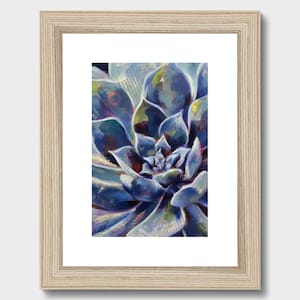 Impression giclée format carte postale succulente | impression d'art d'oeuvres d'art originales de collage | impression giclée | Impression d'art 4 x 6 | Impression d'art 5 x 7