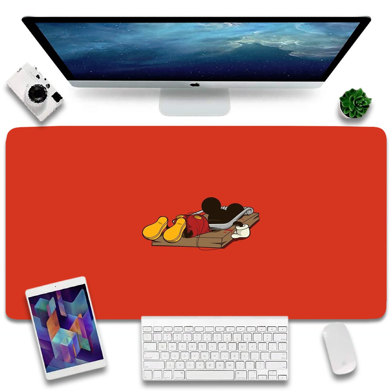 Cute Mouse Pad Desk Mat Gaming Mouse Pad Desk Accessories Desk Etsy