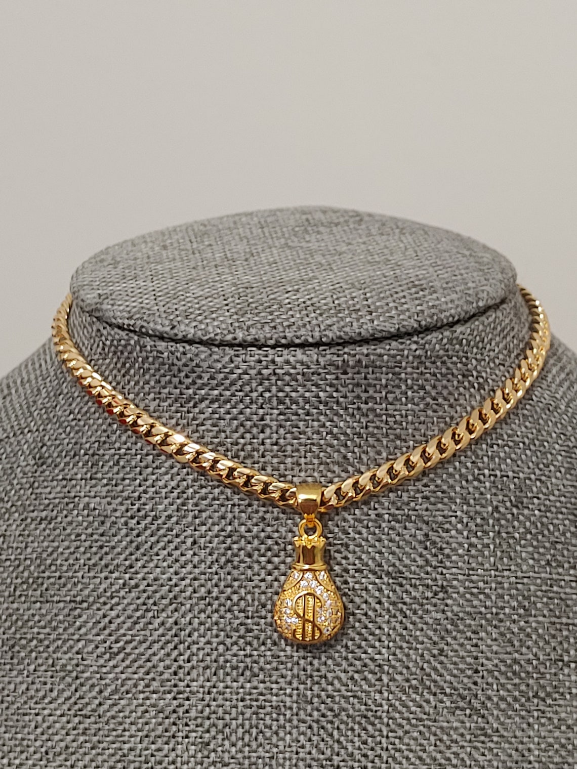 Glamour Pet Collar/ Gold Plated Chain Cat Collar or Dog Etsy