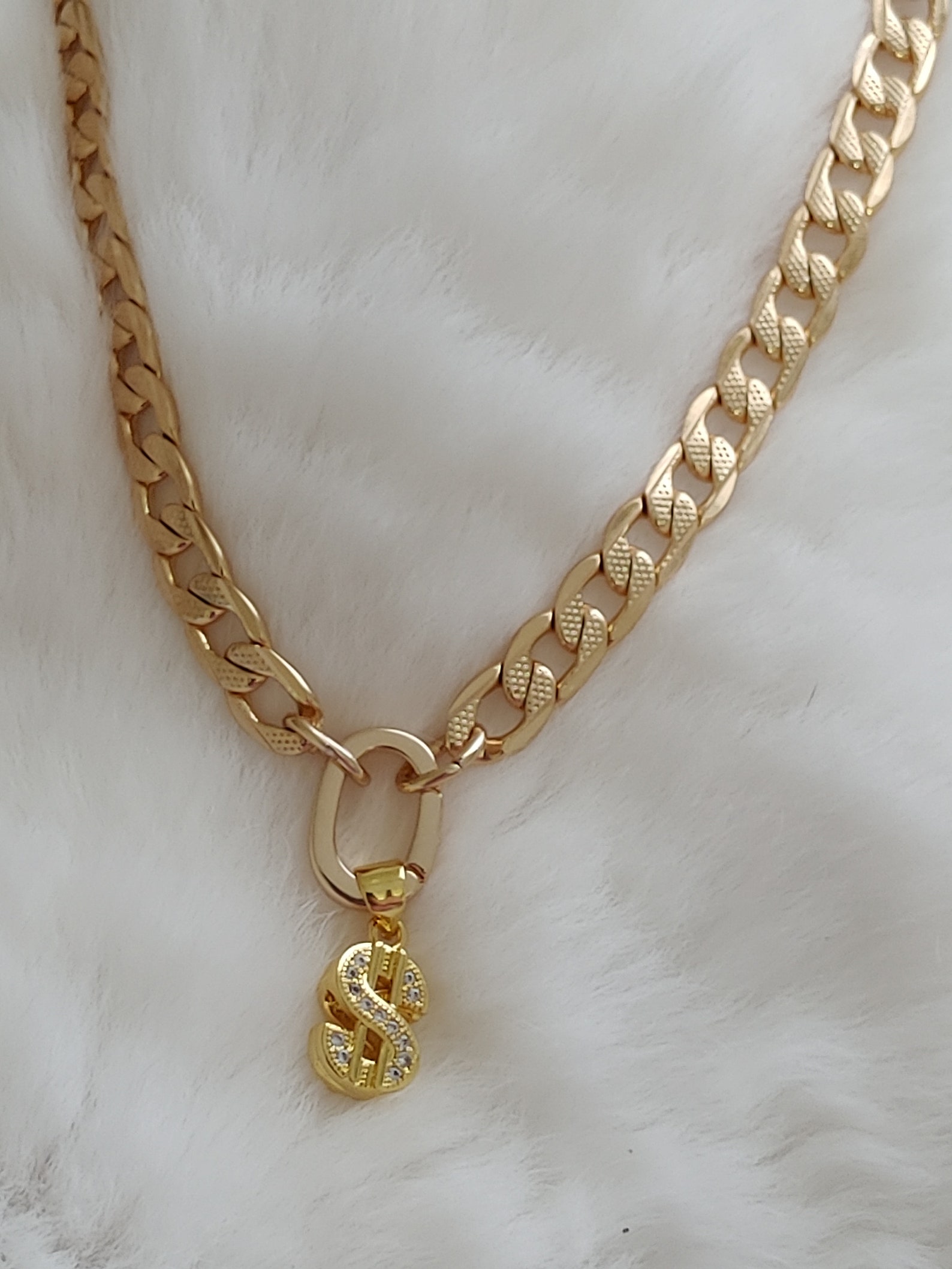 Glamour Pet Collar/ Gold Plated Chain Cat Collar or Dog Etsy