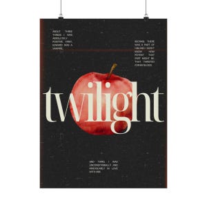 Póster de Crepúsculo - Vampiros, Edward Cullen DESCARGA DIGITAL