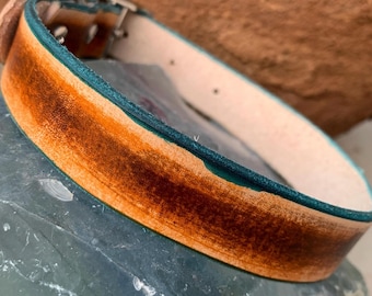Rustic Leather Dog Collar: Stylish, Durable Everyday Collar