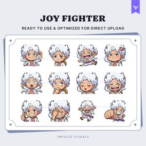 Chibi Anime Pirat Twitch Emotes Pack | Kawaii Stream Reaktion Emotes | Zwietracht PNG