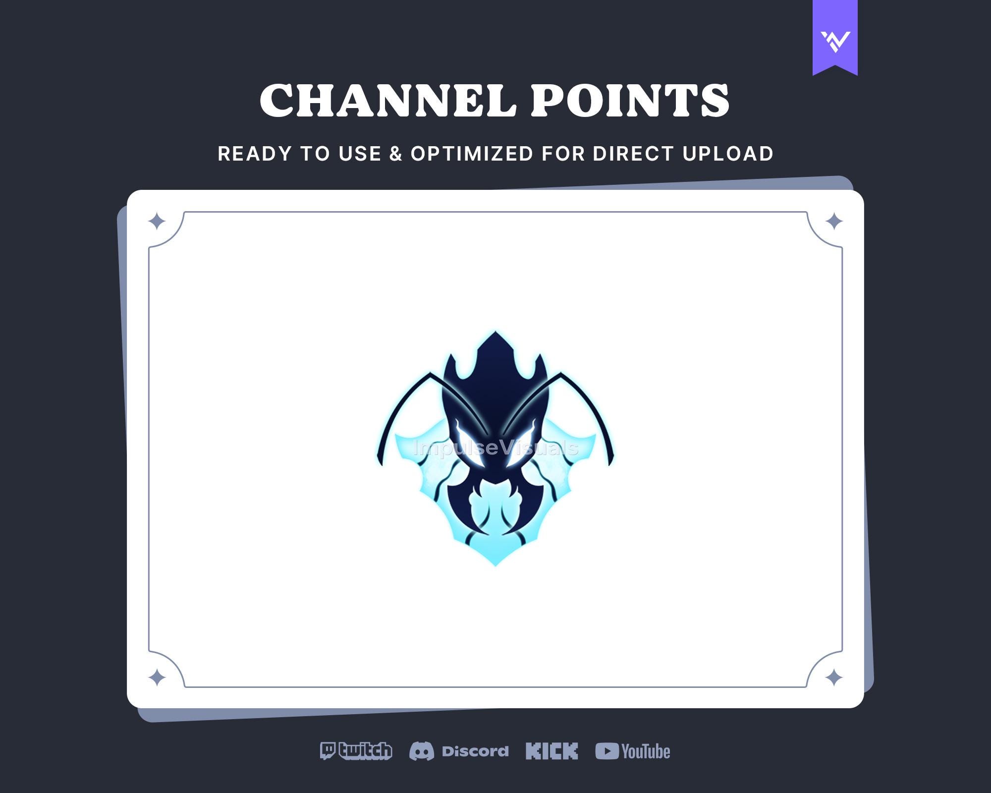 Twitch channel points icon - Etsy 日本