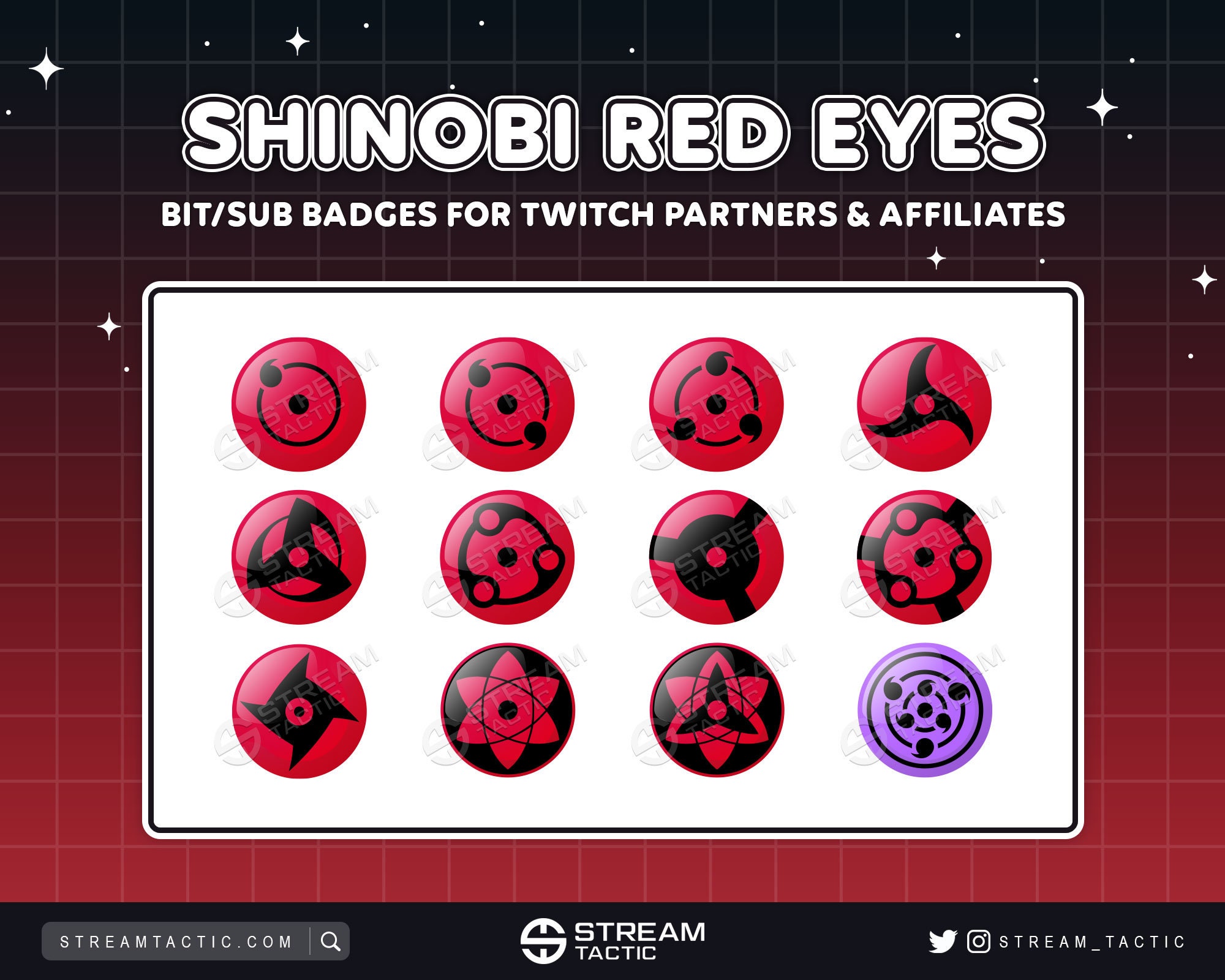 Anime Sword Origins 3 Tier Sub Badge Bundle 1 for Twitch  Etsy